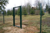 Калитка из сварной 3Д панели 1530x1000x4мм RAL