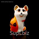Статуэтка фарфоровая «Кошка Туземка», 6,5см