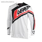 Джерси Leatt GPX 4.5 Lite, черно-белый, размер M
