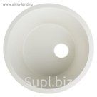 Мойка кухонная из кварца TOLERO R-104, белая