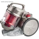 Пылесос Scarlett SC-VC80C04, 1500 Вт, 1.5 л, серый/красный