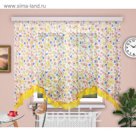 Штора для кухни "Ласточка", размер 160х280 см-1 шт., цвет 140