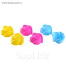 Набор форм для выпечки, 6 шт, 7х4 см "Розочки", цвета МИКС