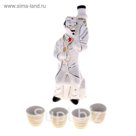 Штоф с рюмками "Доктор" 5 предметов, 0,75 л