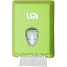 A62201VES : Диспенсер для листовой туалетной бумаги LIME Mini (химически и ударостойкий пластик, зеленый)