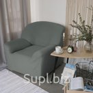 Чехол для мягкой мебели Collorista на кресло наволочка 40 40 см в ПОДАРОК серый
