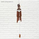 Музыка ветра бамбук "Смешная кошечка" 11х11х45 см