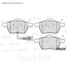 Тормозные колодки передние MILES E100111
