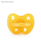Пустышка анатомическая HEVEA Star&Moon, Large (большая)