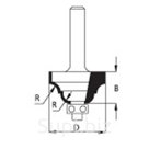 Фреза кромочная радиусная с подшипником 35х6,3х19х12 Dimar, RS06002