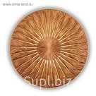 Панно INCIPIENT, древесный материал, бронзовое