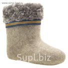 Валенки школьные "Медвежонок", с отделкой МИКС, р. 31