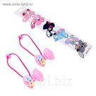 Резинка для волос "Пастель"  (цена за пару) бантик микс