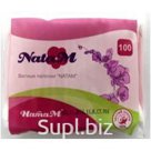 NATAM ватные палочки пакет 100шт. (КК роз. 05865)