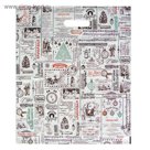 Пакет "Рождественские вести", полиэтиленовый с вырубной ручкой, 40х47 см, 45 мкм