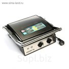 Гриль-пресс Polaris PGP 0702, 2000 Вт, антипригарное покрытие, открытие крышки на 180°, цвет чёрный