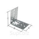 Уголок крепежный усиленный 40х90x90 мм KUU 2 0 мм белый цинк STARFIX SMP 31250 1