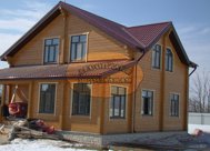 Дом из профилированного бруса 10,2 м х 11,2 м