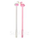 Ручка гелевая прикол Фламинго МИКС