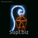 Светодиодная консоль "ФОНАРИК", 1 х 0.65 м, led-шнур 9 м, 25 Вт, металлический каркас