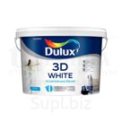Краска Dulux 3D WHITE матовая (ослепительно белая) 10 л