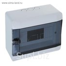 Щит TDM ЩРН-Пм-8 модулей, IP41, навесной, пластик, SQ0901-0103