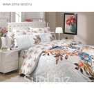 КПБ "DELICIA" Дуэт, размер 160х220 2 шт., 240х260, 50х70, 70х70 по 2 шт., цвет синий, ранфорс 2644