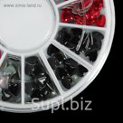 Заклёпки "Сердечки" для декора ногтей, 4мм, цвет МИКС