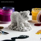 Фигурка-раскраска "Мишка на льдине"