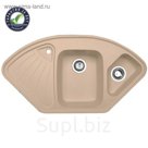 Мойка Zigmund & Shtain ECKIG 1000.2 Топлёное молоко