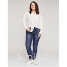Джинсы женские зауженные MZ007B-033 DARK BLUE размеры 30-36