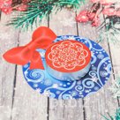 Свеча с предсказанием «Удачи и счастья!», 9  x 8.7 см