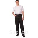 ырье: Тк. Rodos 35%-х/б, 65%-п/э, поверхностная плотность 245г/м2Описание: Брюки с застежкой спереди на тесьму "молния", боковыми внутренними карманами, отрезн…