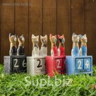 Настольный календарь "Парочка кошек" 11х5,5х18 см МИКС