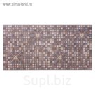 Панель ПВХ мозаика «Медальон фиолетовый»