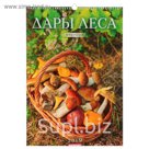 Календарь перекидной, ригель и пружина "Дары природы и леса" 2019 год, 34х49см