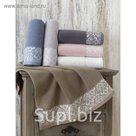 Полотенце махровое Verda, размер 50х90 см, цвет серый