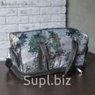 Сумка спортивная на молнии "Рокки", 1 отдел с расширением, 3 наружных кармана, длинный ремень, цвет хаки