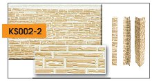 Фасадная панель Термопан Арт.KS008-8, 3800*385*16 мм, 1,463м2