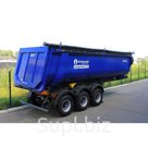 Самосвальный полуприцеп Grunwald system Langendorf Gr-TSt 34, стальной полукруглый кузов 
Геометрический объем 34 куб.м.
Высота ССУ: 1 220  мм
Допустимая полна…