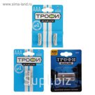 Батарейка алкалиновая "Трофи", ААА, LR03-2BL, блистер, 2 шт.