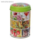 Банка для сыпучих продуктов круглая, 1,1 л "Новая паста" d=10 см, цвет МИКС