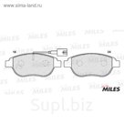 Тормозные колодки передние MILES E100072