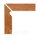 Плинтус ступени левый Roccia 839 ferro