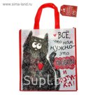 Сумка подарочная «Котик», 30 х 33 см