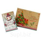 2709471 Открытка "С Новым Годом!" снеговик Русский дизайн
