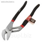 Клещи переставные LOM, 250 мм, хромированные, обрезиненные рукоятки