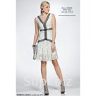 Платье 180049 Белый, Ярко розовый 100%ACR   