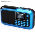 Портативная колонка Supra PAS-3909, 3Вт, MP3, FM, Li-Ion 800 mAh, синяя