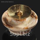 Подсвечник «Чаша», с иглой, 5х5 см, оникс